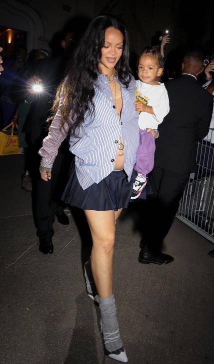 Rihanna trudnička moda Pariz 2025