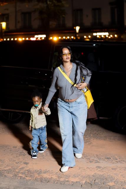 Rihanna trudnička moda Pariz 2025