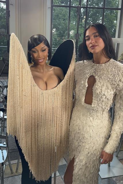 Dua Lipa Cardi B Schaiparelli Pariz