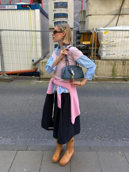 Modni trendovi midi slip suknja