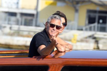 George Clooney i Amal Clooney Venecija