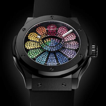 Hublot Classic Fusion Takashi Murakami Black Ceramic Rainbow