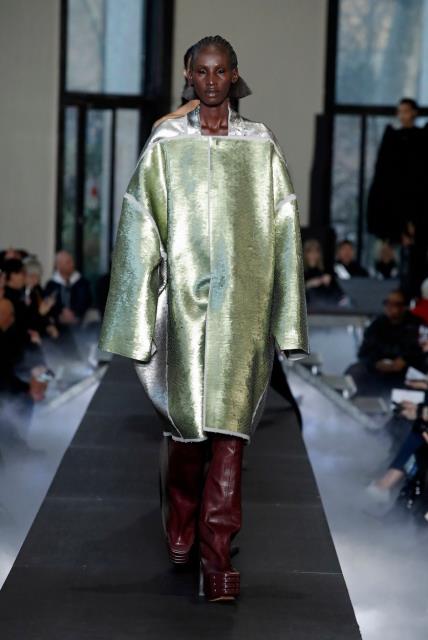 Metalik trend Rick Owens